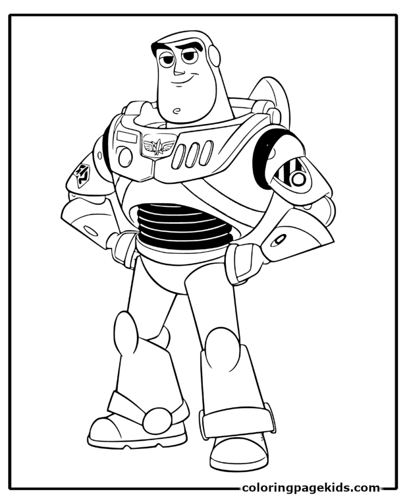 buzz lightyear coloring pages