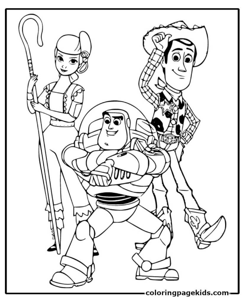 buzz lightyear coloring pages