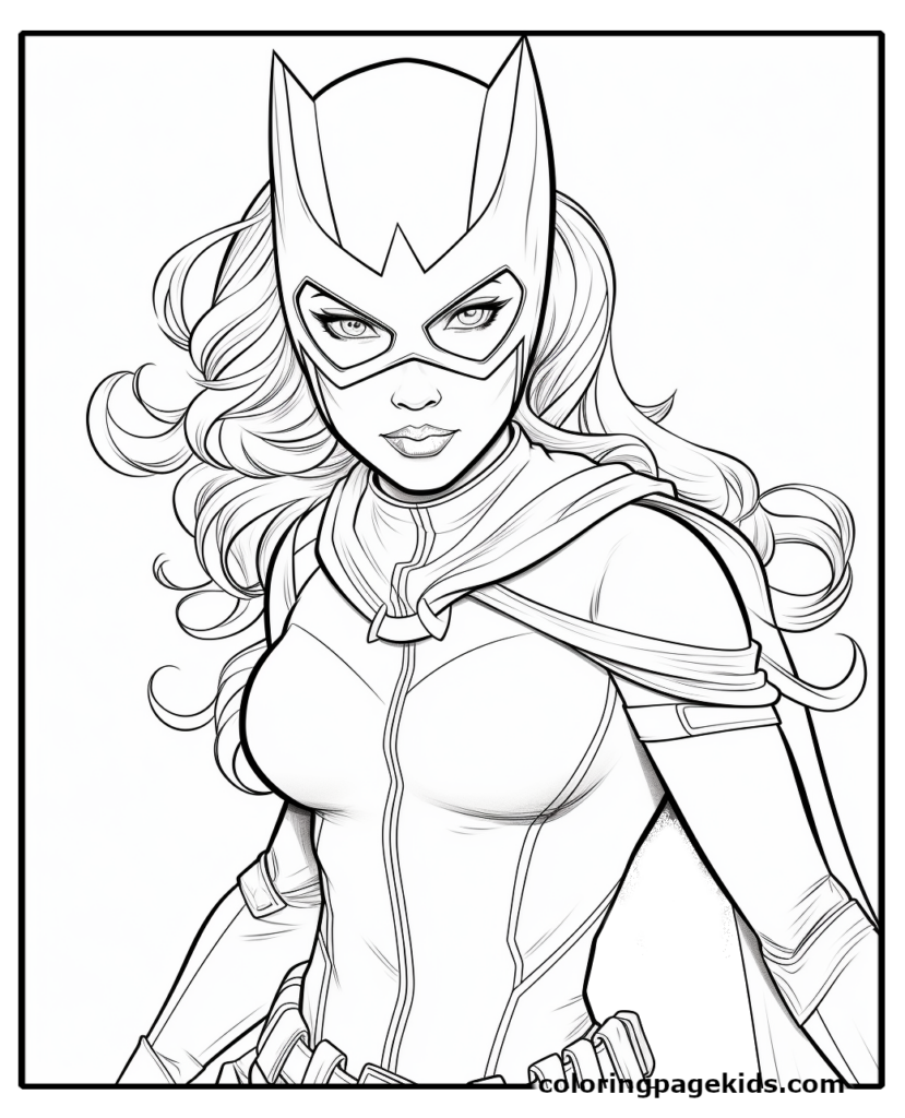 catwoman coloring pages