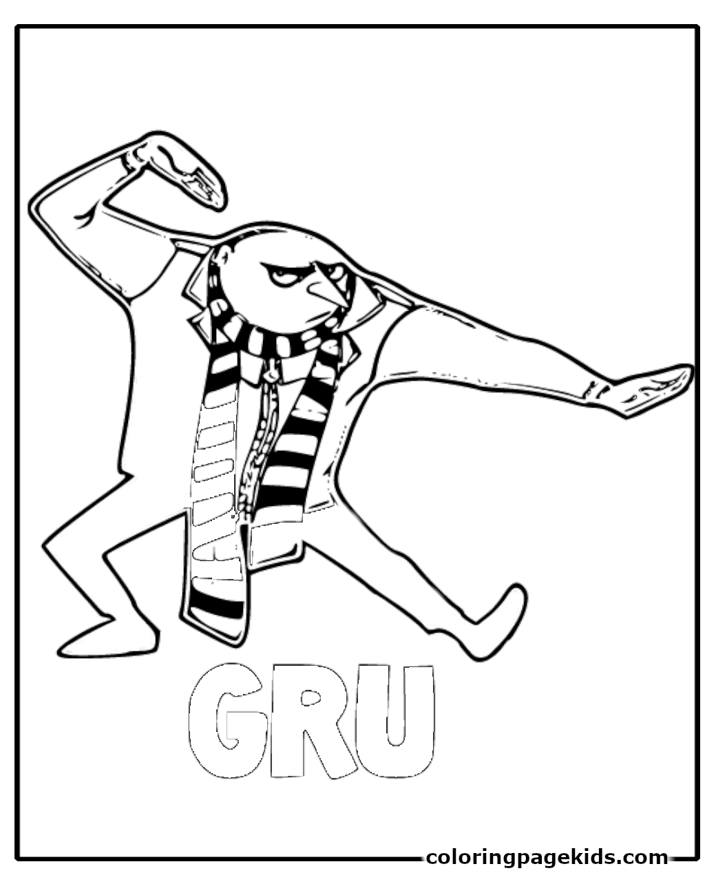 18 Free Printable Gru Coloring Pages For Kids