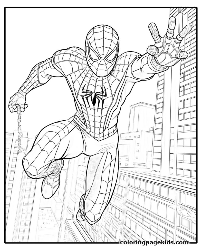 spider man no way home coloring pages