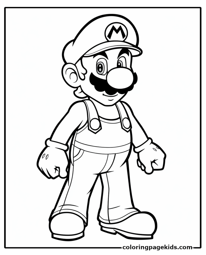 Super Mario Odyssey coloring pages