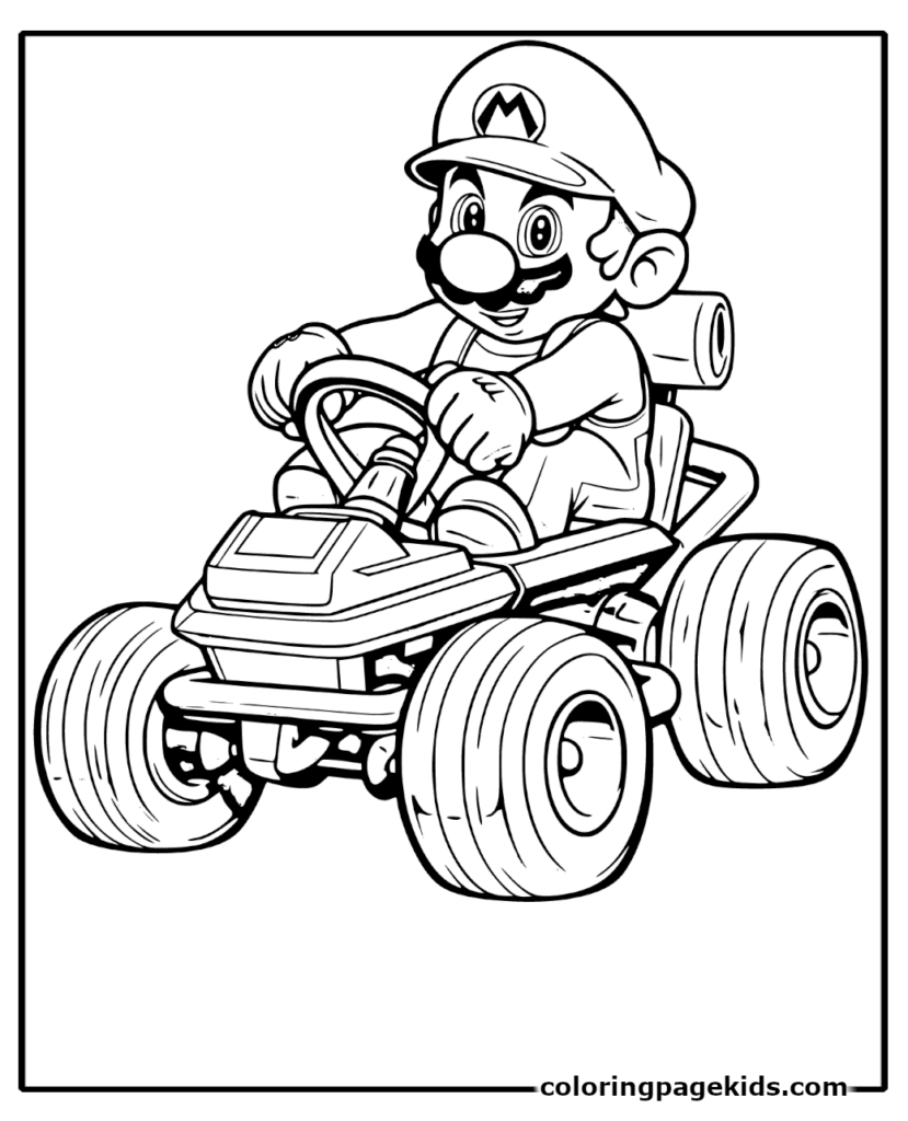 Super Mario Odyssey coloring pages