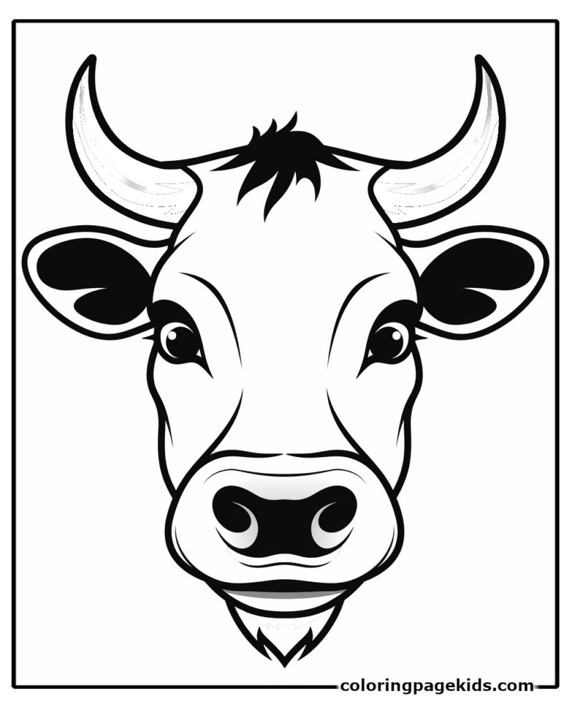 cow mask printable